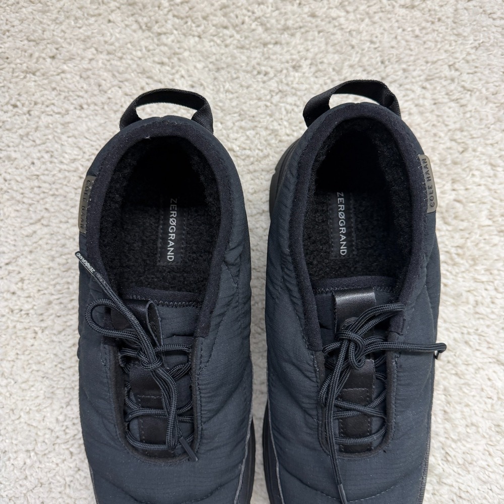Cole Haan Generation ZeroGrand Rec Mid Slipper Shoes Black Mens Size 10.5 - Picture 4 of 7